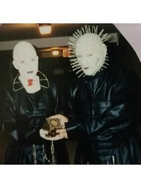 Hellraiser! Pinhead! Costume, full Mask w real nails, full length robe